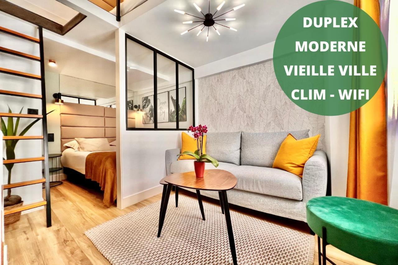 Duplex Le Gesu - Heart Of Old Town - Modern - Wifi - Clim Apartment Nice Bagian luar foto